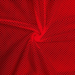 Red King Mesh Jersey Fabric	